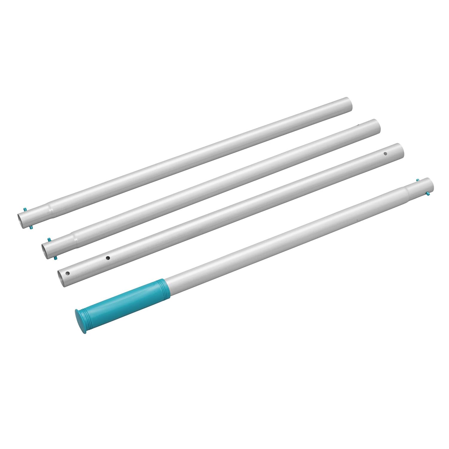 Bestway Akku Poolsauger AquaGrip 250 cm – Kabelloser Handpoolsauger mit 90 Min. Laufzeit, LED & 2 Saugköpfen für Aufstell- & Einbaupools