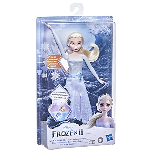 Frozen Hasbro Disney 2 Splash And Sparkle Elsa Doll, Light-Up Water Toy For Girls 3 And Up #TOP1