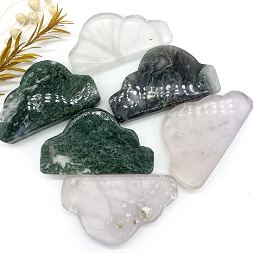 Ágata de musgo contra el estrés visual para espacios de meditación zen 3