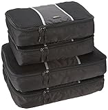 AmazonBasics 4-Piece Packing Cube Set - 2 Medium and 2 Large
