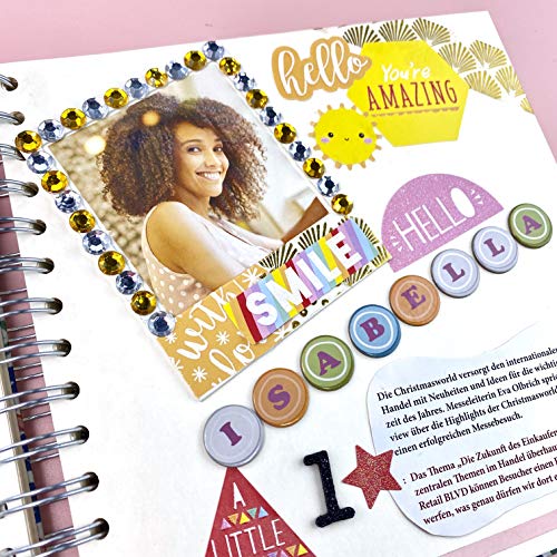 Desecraft 450Pcs 8Mm Mix 5 Colors Plastic Flatback Rhinestones Gems Jewels In Storage Box For Crafts Art Embellishments Decorations Scrapbooking Planner Card Making #TOP5