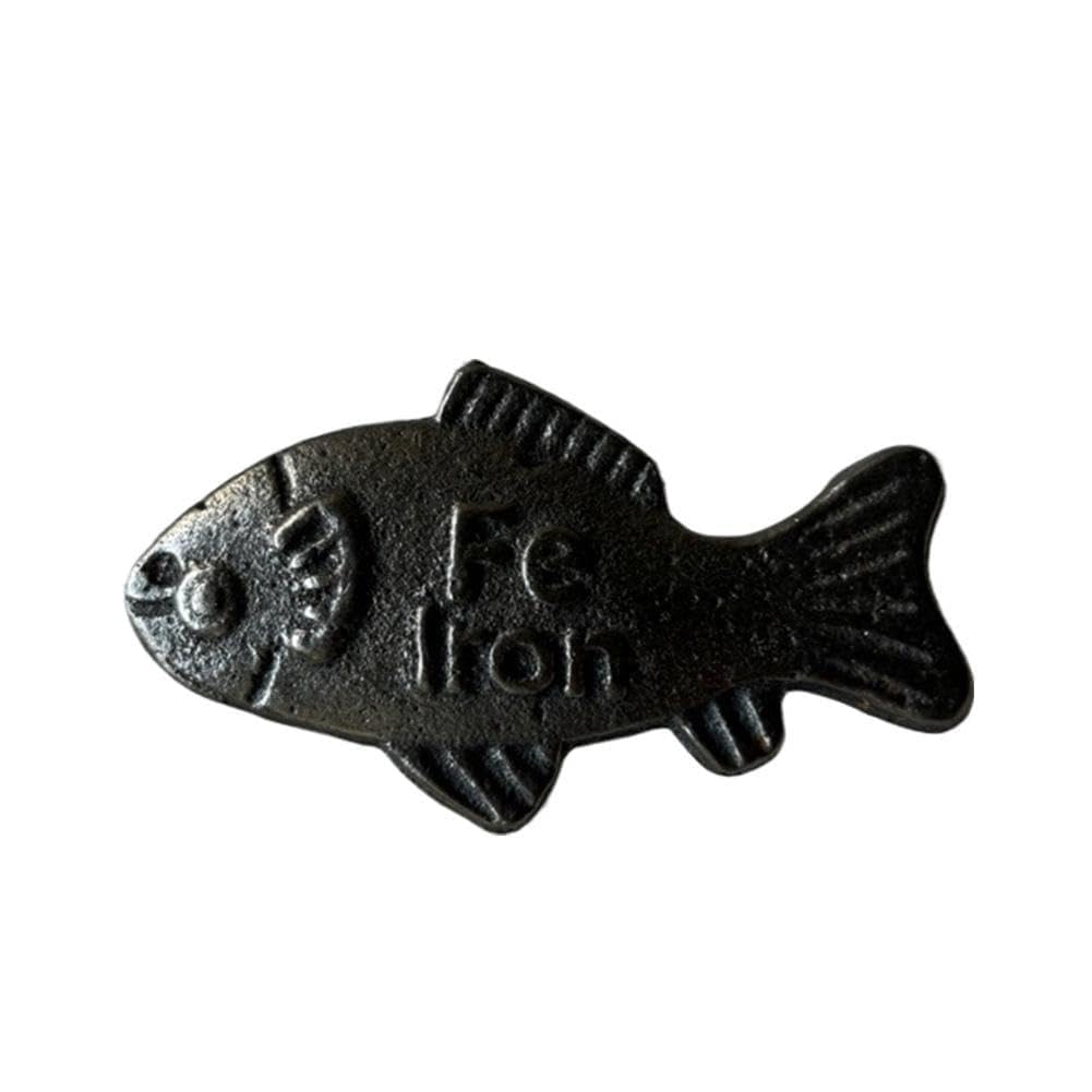 Lucky Iron Bird - Herramienta de cocina de hierro natural para anemia y deficiencia de hierro para peces sanos, hierro fundido reutilizable
