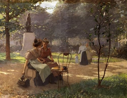 Peinture sur toile abstrait art mural - Tableau moderne Albert Cresswell 60x90cm