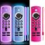 (Colored Lanyard)Glow Blue&Glow Purple&Rose Red