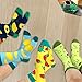 Benefeet Sox Mens Novelty Funny Crew Socks Cool Funky Fruit Patterned Dress Socks Colorful Cotton Sock Fashion Crazy Casual Sock 5 Pack - Avocado, Pineapple, Lemon, Strawberry & Papaya