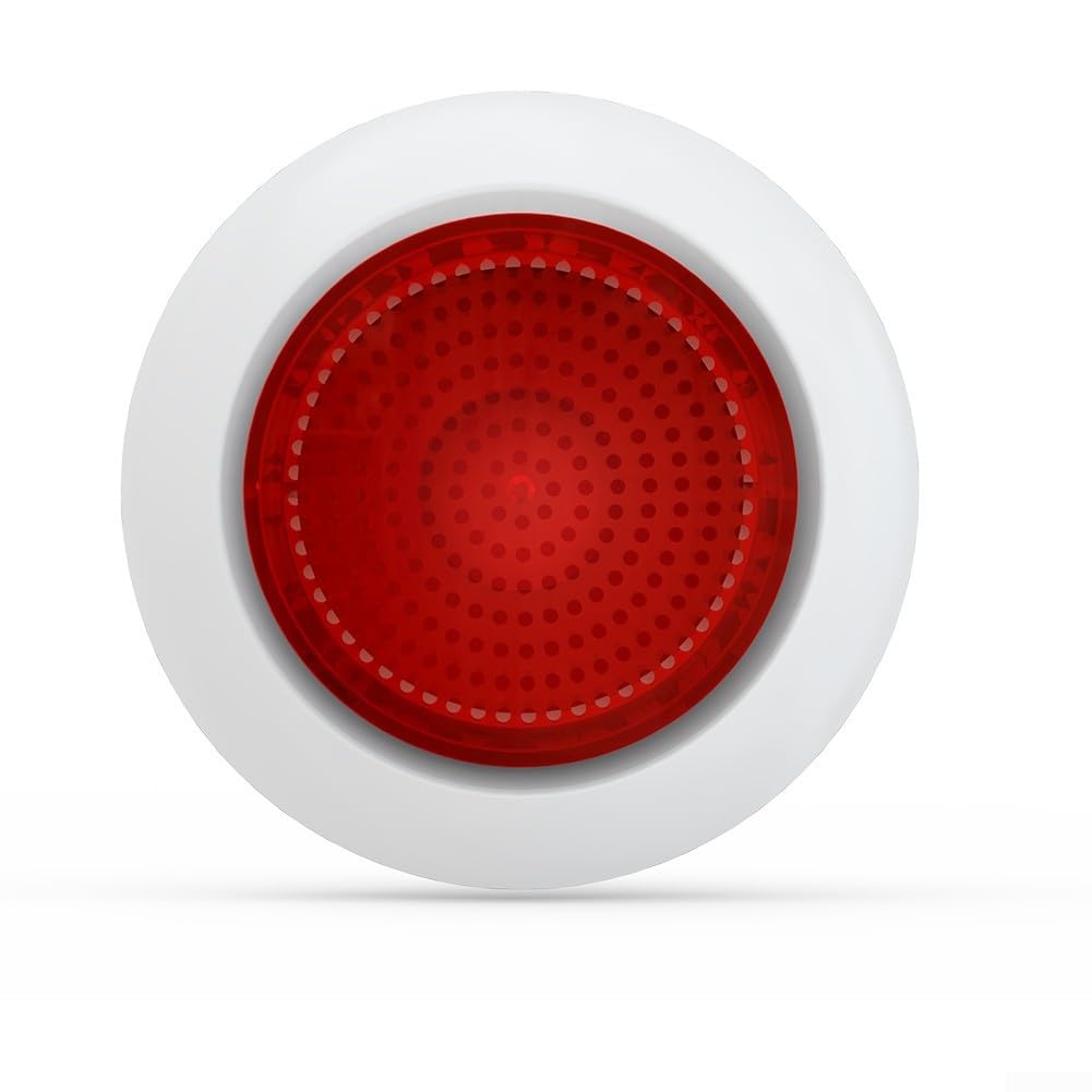 Sirène d'alarme pour Tuya sans fil pour Zigbee3 0, son et flash puissants, installation Plug and Play, système d'alarme de liaison