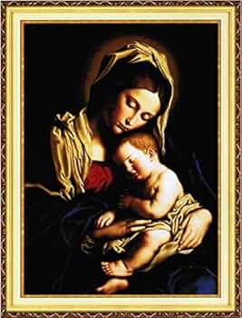 マリア様　　刺繍画 楽天市場】マリア クロススティッチの通販