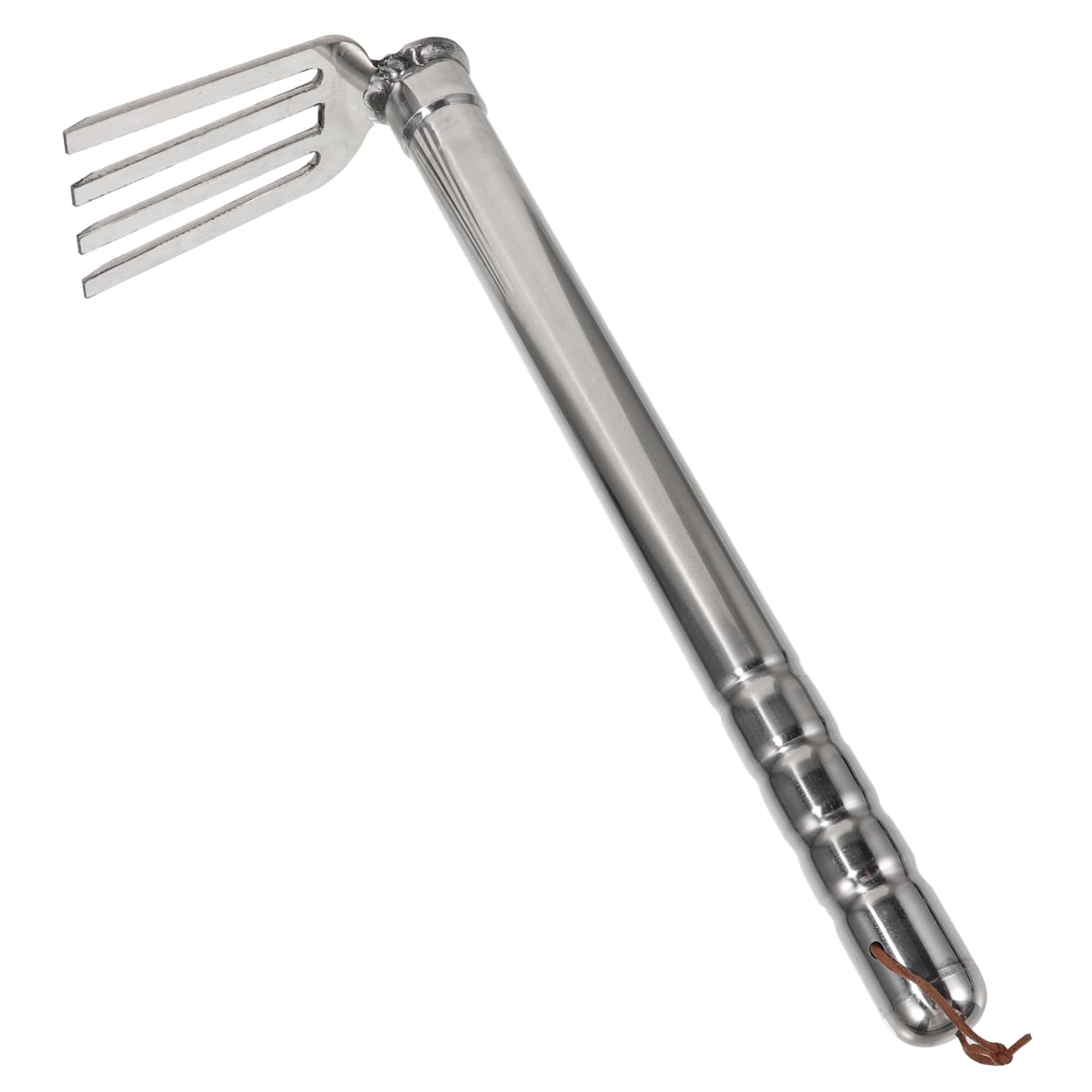 INOOMP Zappetta per Orto in Metallo Resistente Multifunzione per Ammorbidire Il Suolo e Diserbo, Attrezzo da Giardinaggio Manuale Professionale per Coltivazione a Mano