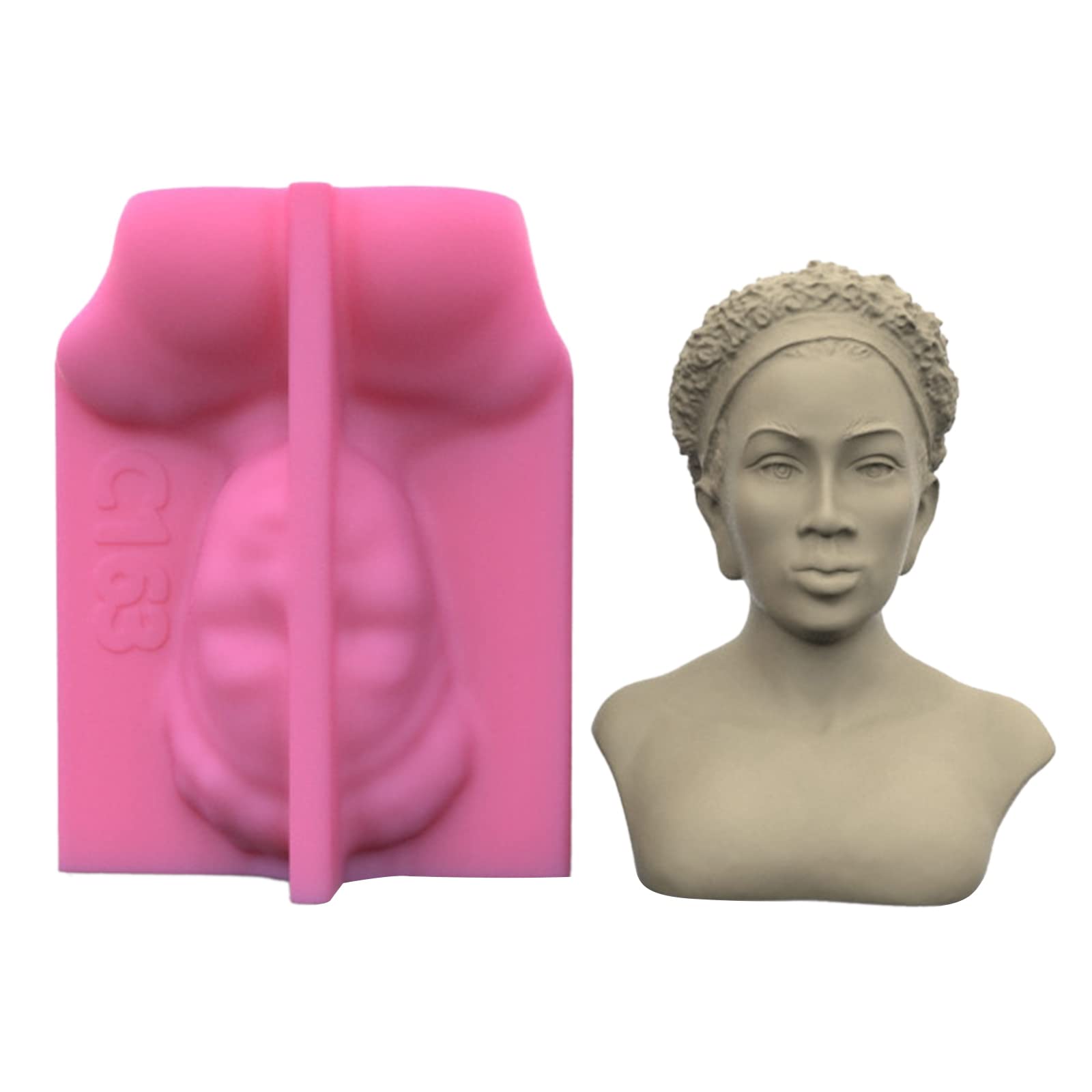 Moule silicone 3D déesse cristal pour résine époxy et bijoux
