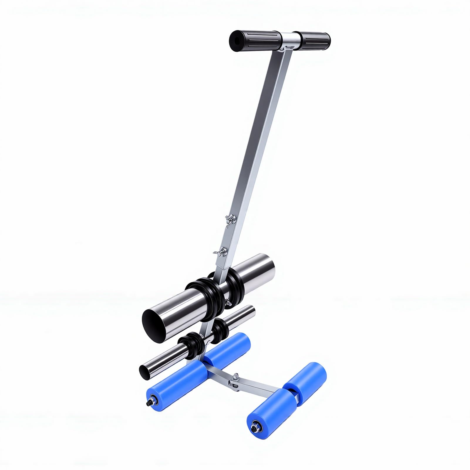 RIZGHWOY Regulowany Aplikator Taśmy o Wysokości 70-80 Cm, Ergonomiczna Maszyna do Znakowania Linii z Podwójnym Układem Rolek, Regulowany Odstęp 4-28 Cm, do Podjazdu, Boiska Koszykówki,