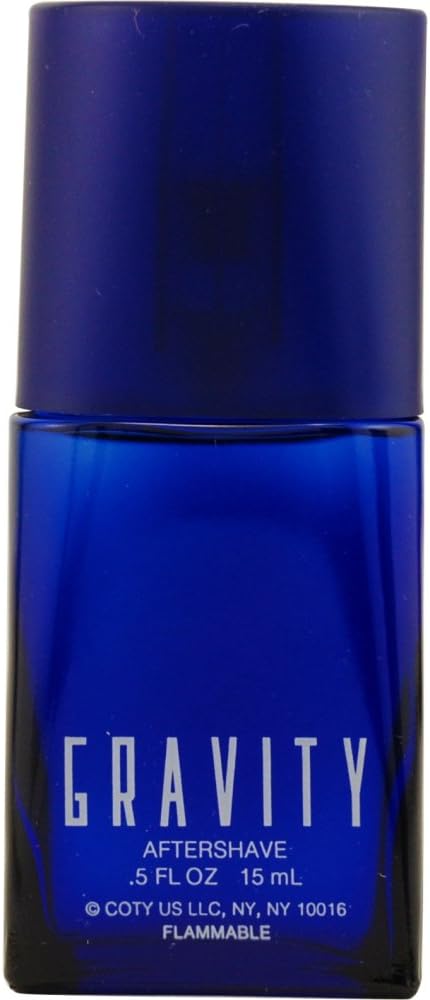 GRAVITY by Coty AFTERSHAVE .5 OZ for MEN ---(Package Of 5)