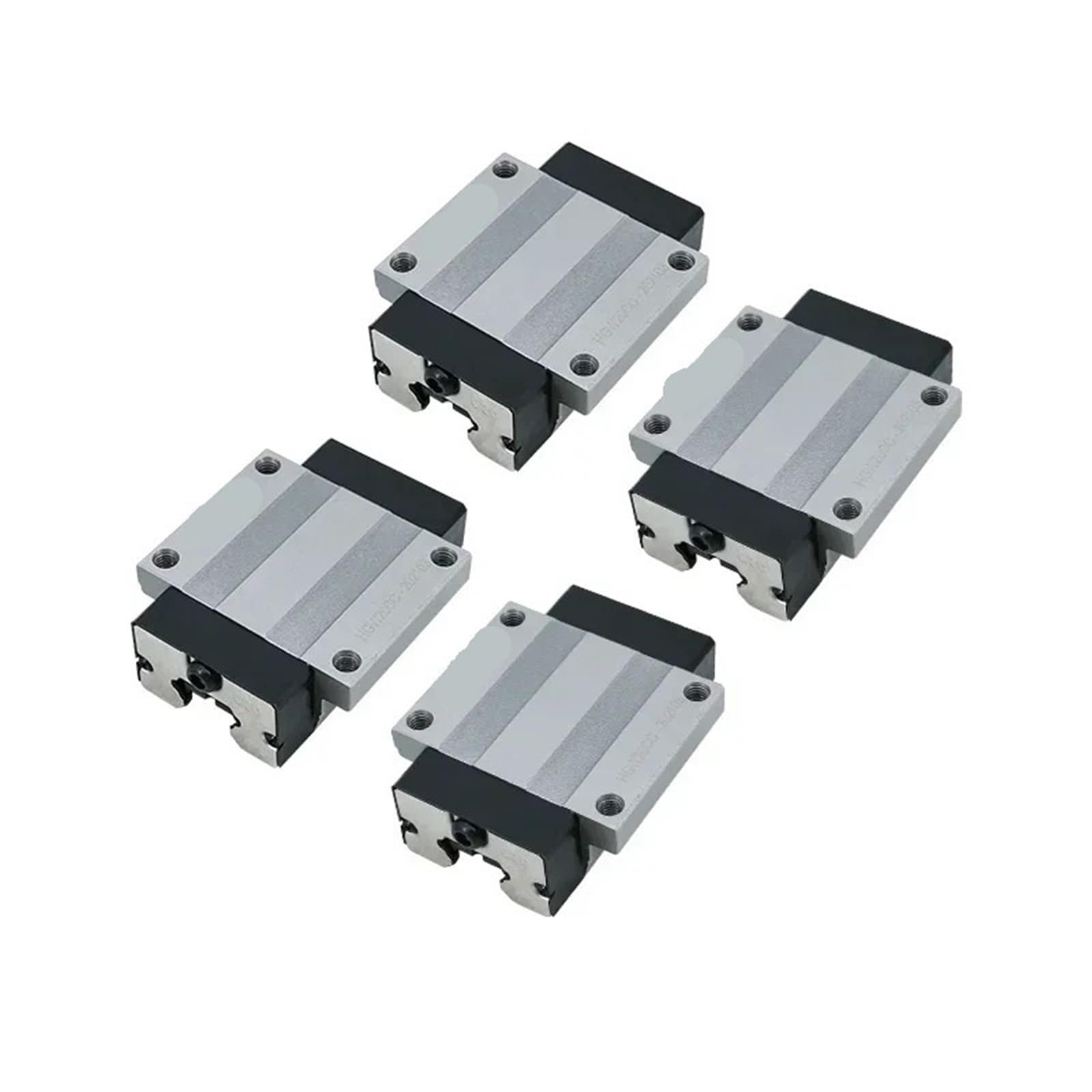 Lot de 4 blocs de guidage linéaire en acier HGH15CA HGW15CC HGH20CA HGW20CC