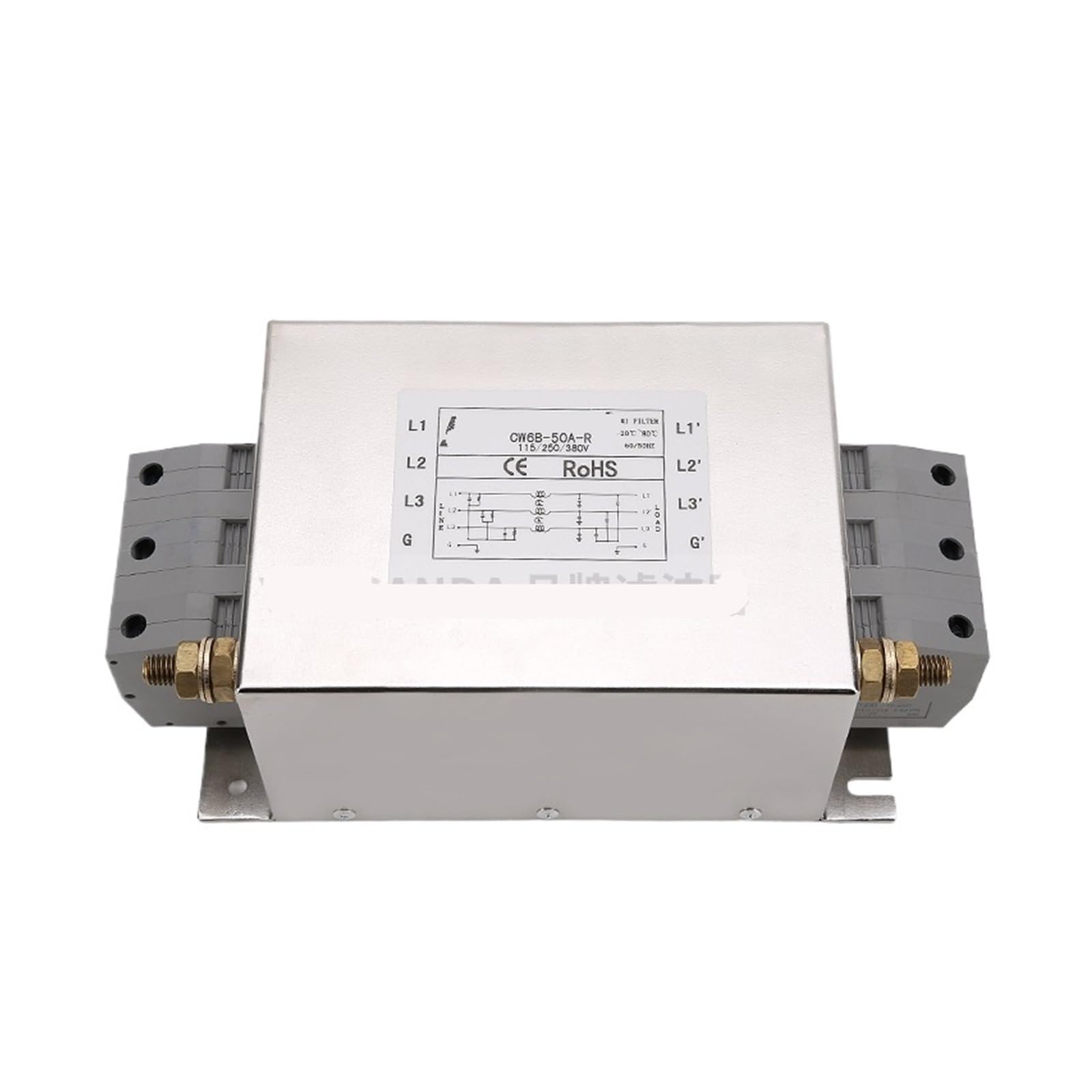 CW6B-50A-R inversor de filtro de potencia 380V trifásica tres cables
