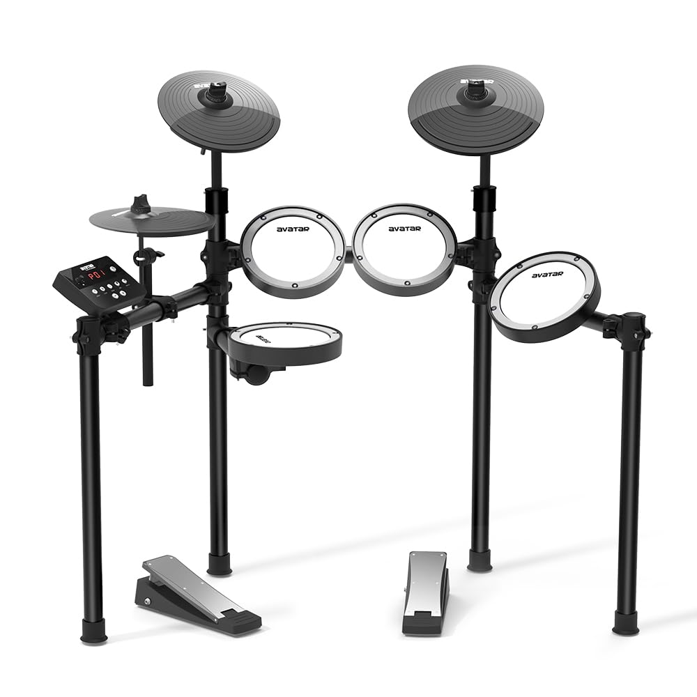 Amazon.com: HXW SD61-4 Professional Electric Drum Set Mesh