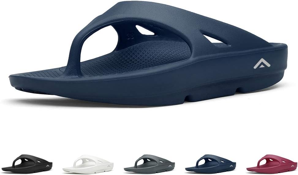 FANTURE Men & Women's Ultra Soft Flip Flops Thong Foot Pain Relief Arch Support Recovery Slipper and Sandals