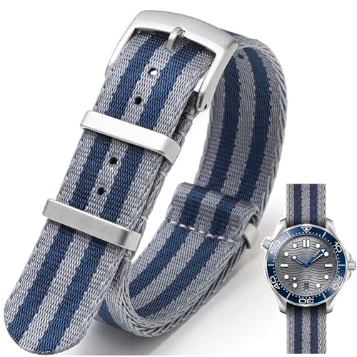 Image of Military Ballistic Nylon Watch Band Heavy Buckle 18mm 20mm 22mm 24mm Thick G10 Premium Nylon Watch Bands Smart Watch Replacement Band Strap for Men Women