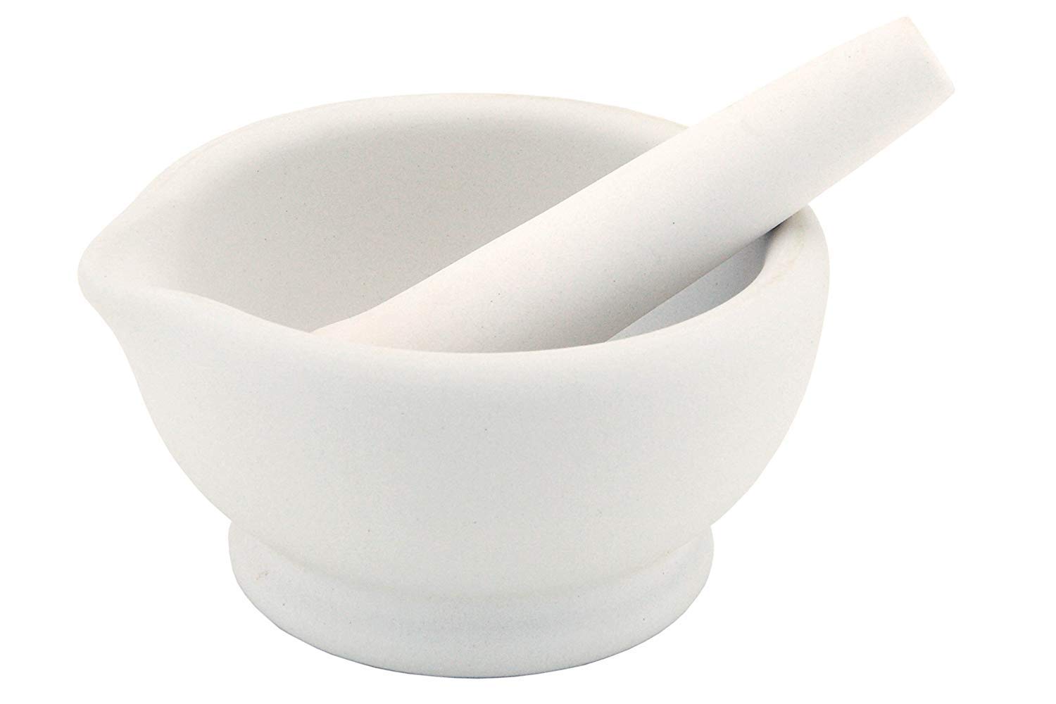 Apollo The Housewares Brand White Apollo 118 Cm Medium Pestle And Mortar, 7446