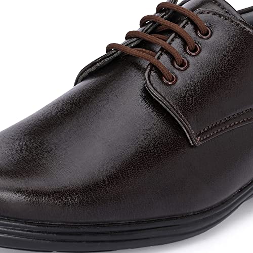 Image of Centrino Mens Formal Shoes |Elegant Lace Up Derby for Business & Casual Wear | Premium Craftsmanship for a Stylish & Sophisticated Look | Cushioned Insole for All-Day Comfort & Support (6047)