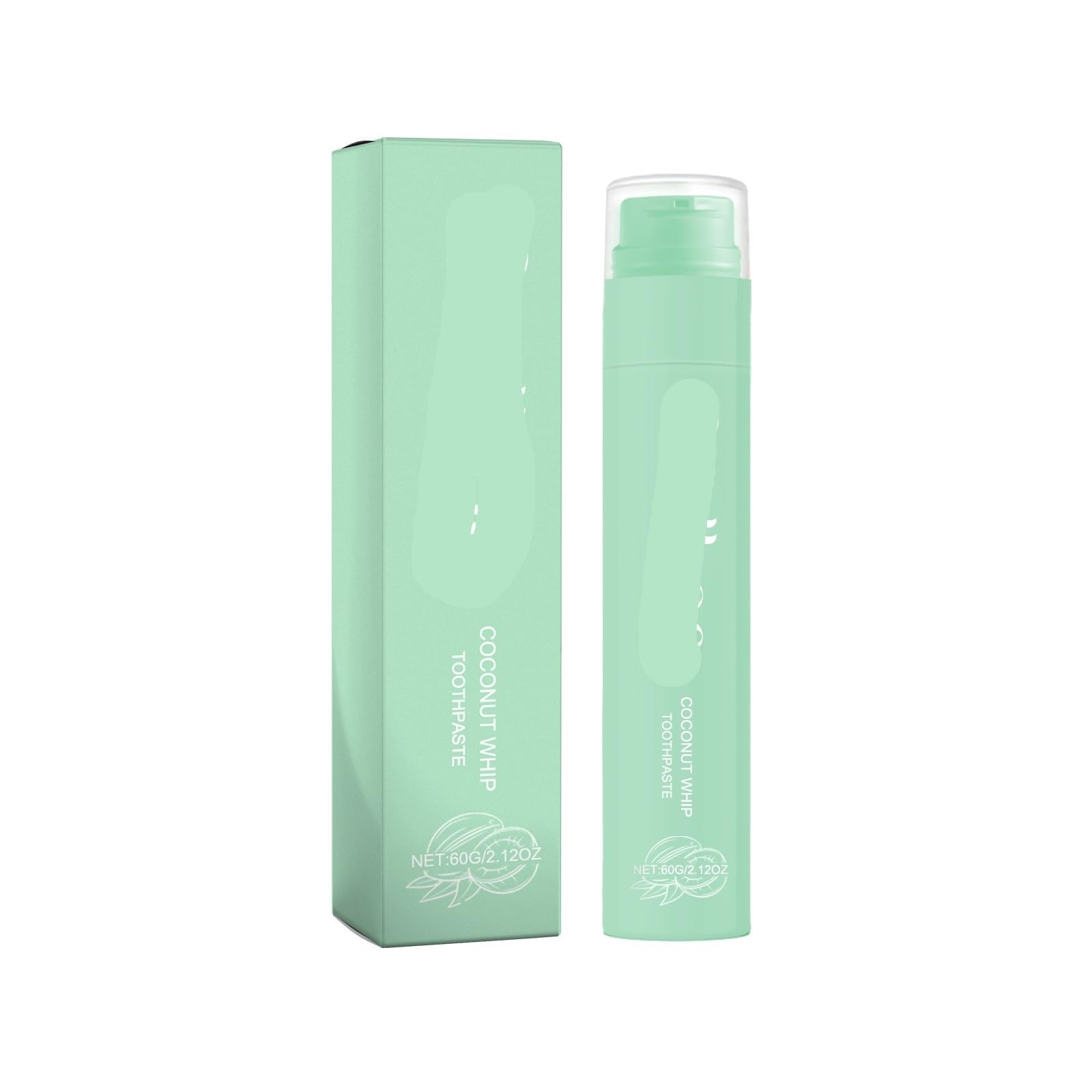 KLYso Coconut Flavor Fruit-Infused Teeth Whitening Toothpaste - Effective Stain Removal, Fresh Breath, And Bright Smile(1PCS)