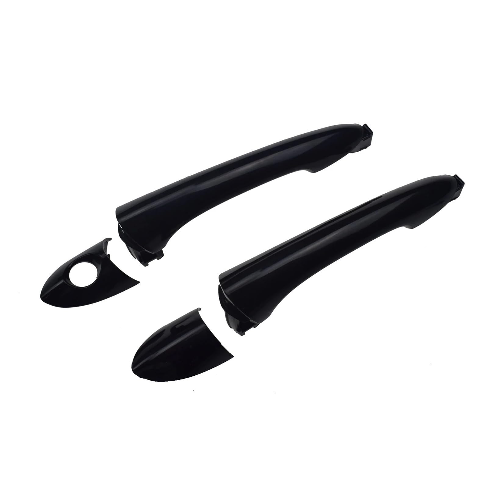 Punxdda 2 Pcs Front Lh Rh Car Exterior Door Handle For Hyundai For Sonata 2011-2014 82651-3S000 82652-3S000 Car Exterior Door Handle Front Rear Left Or Right(2 Pcs Front Lh Rh)