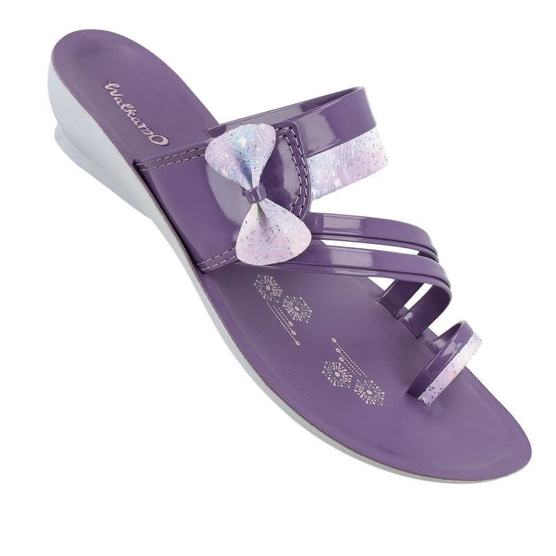 WALKAROO Sandals For Womens|Light Weight and Comfortable|Stylish and Soft Cushion|WL7567 - Purple (B0DCG7V5WF) Amazon Price History, Amazon Price Tracker