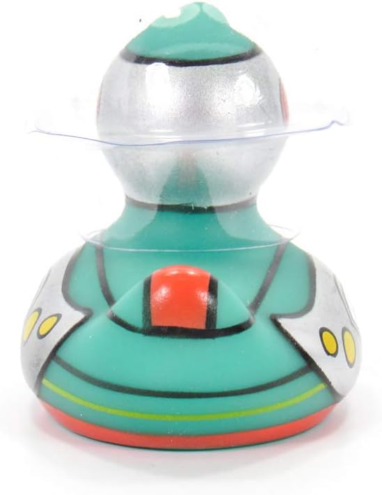 Robot (mini) Rubber Duck by Bud Ducks | Elegant Gift Packaging - "Does not compute!" | Child Safe | Collectable