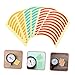 CHILDWEET 60pcs Reflective Pressure Gauge Indicator Decals Color-coded Red Yellow Green Adhesive Labels for Industrial Maintenance and Safety Uv-resistant Stickers for Accurate Measurement