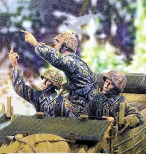 Soldat allemand conducteur 1/35 pièces résine non peintes maquette 5X7z-2