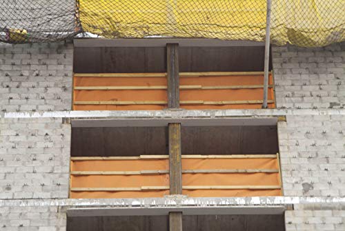 Image of Safety Netting 10'x150' 1 /4 inch Orange, Fire Retardant Debris Fence
