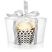 25 Clear Boxes for Cupcake or Mini Gift | Display with Single Individual Plastic Box for Large Cupcakes | Wedding Favor in Bulk