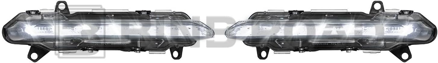 2Pcs Daytime Running Lights LED DRL Lamp Light 2218201756 + 2218201856 Compatible with Mercedes-Benz S550 S600 S63 AMG,Left+Right
