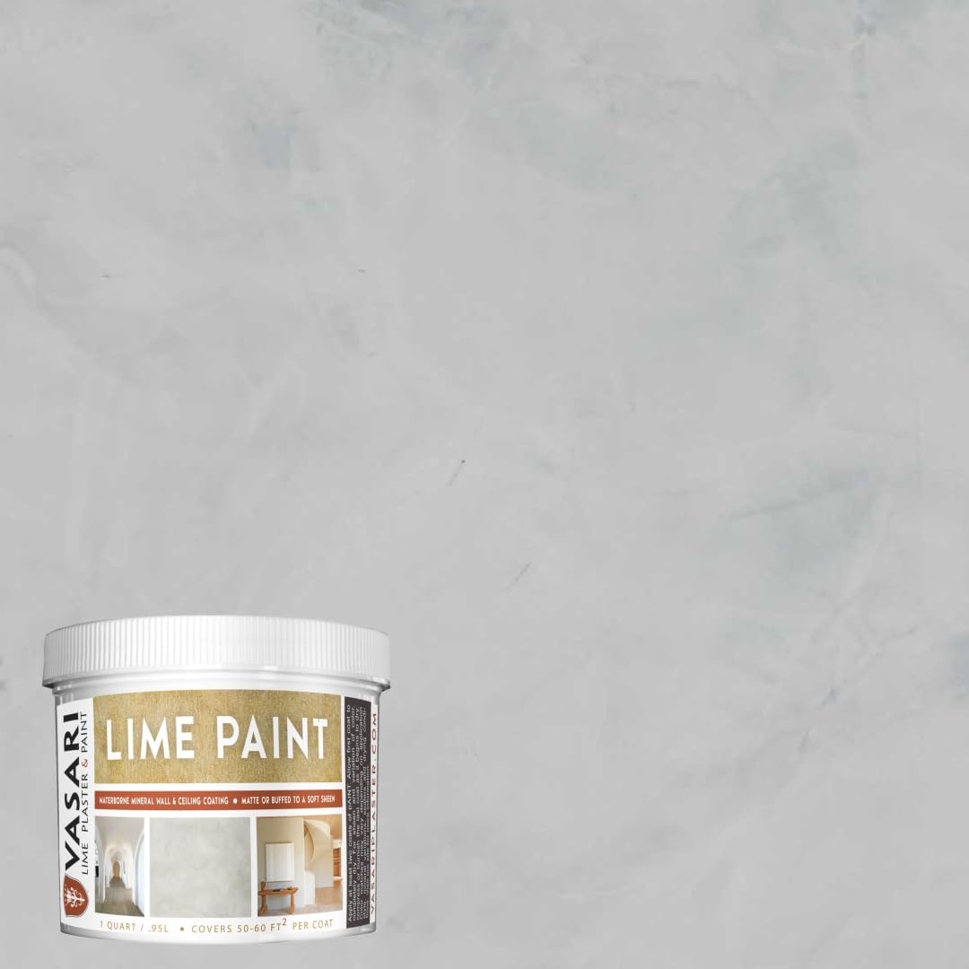 VASARI Lime Plaster & Paint – Lime Paint, Cement Grey