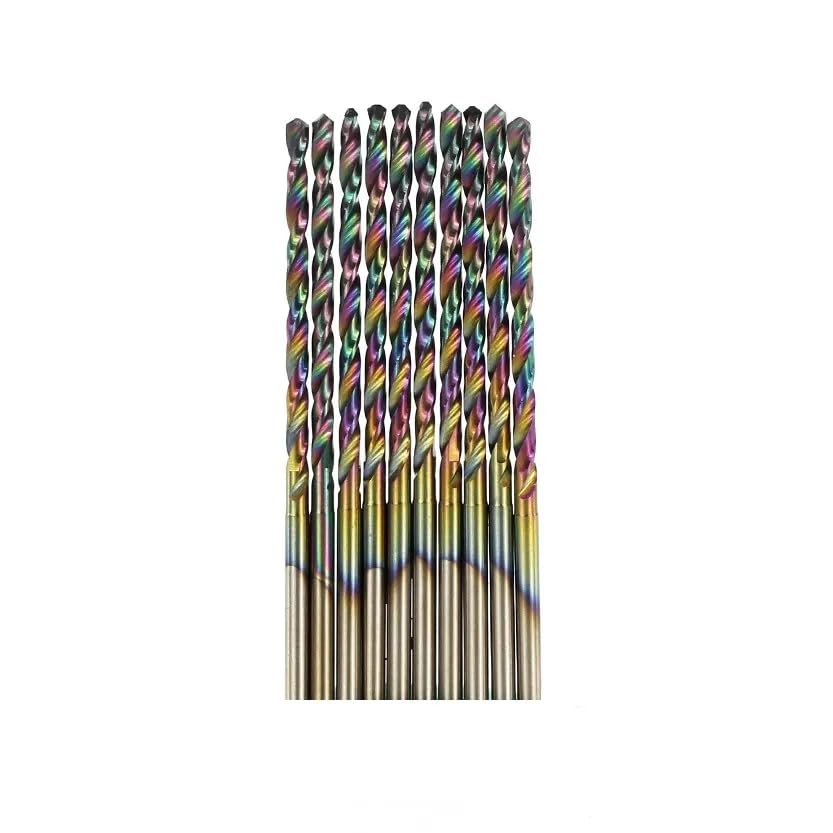 Brad Point Set di punte for legno, set di punte for piastrelle for ceramica, porcellana, granito, marmo, punta for muratura, punta for cemento, punta da trapano 0,8-2,2 mm HSS Punta elicoidale Gambo d