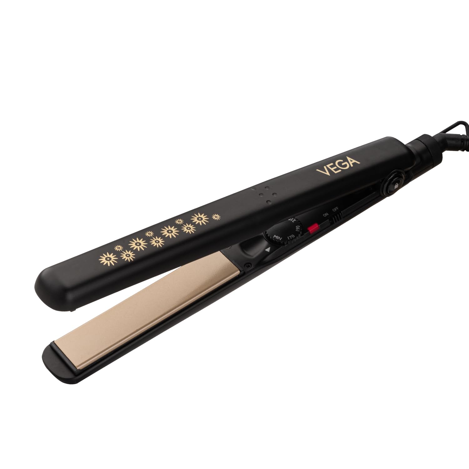 Vega Keratin Glow Hair Straightener for Women | Keratin Infused Floating Plates | 5 Adjustable Temperature Settings 170°C–230°C | Smooth, Shiny & Frizz-Free Hair Styling Tool | Quick Heat-Up