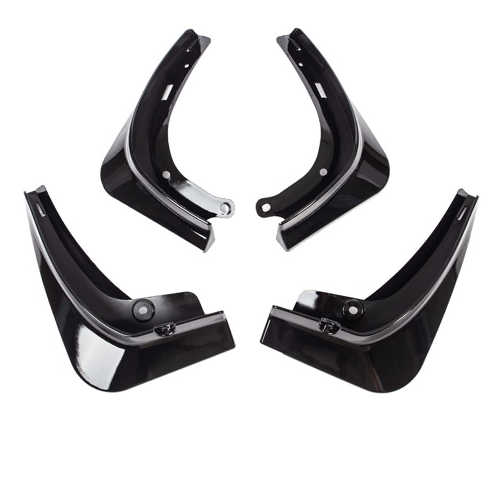 Garde-boue Tesla Model 3 en ABS carbone kit complet protection roues - 5