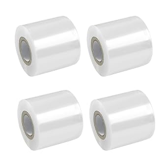 4-Pack Grafting Tape 2000 Ft Total - 2" x 492 Ft Self-Adhesive Stretch Plant Wrap for Fruit Trees & Budding - Clear PE Moisture Barrier Film for Nursery, Garden Tools, Lab Sealing & Pallet Wrapping