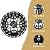 Lily's Home Hanging Verdigris Wall Dial Thermometer, Ideal for Indoor and Outdoor Use, Black (13 Inches)