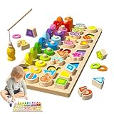 Juego De Magnético De Madera - Mångfunktionellt Och Avtagbart Verktyg,Vinkelmäträta För 10 Till 90 Grader,Para Chicos Y Niños Pequeños, Preescolar, Jardín De Infancia, Guardería, Hogar, Familia, Escue