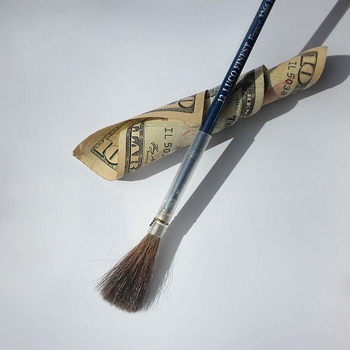 Luco Talaoutkey Grey Squirrel Hair Quills - Size 12