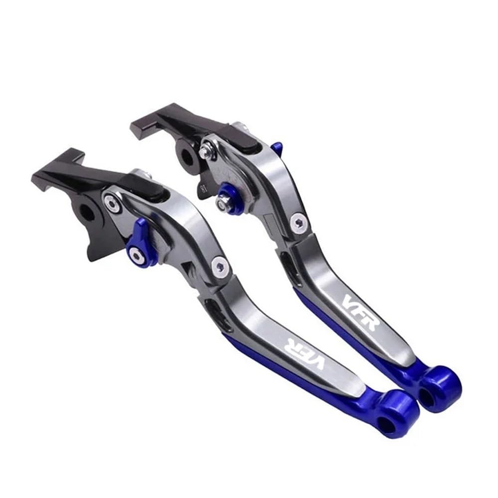 Xvasdgaer E Folding Brak Clutch Levers For Ho&Nda Vfr800f/X Vtec Vfr1200x Motorcycl Cnc Handles Xtendabl Adjustable(E)