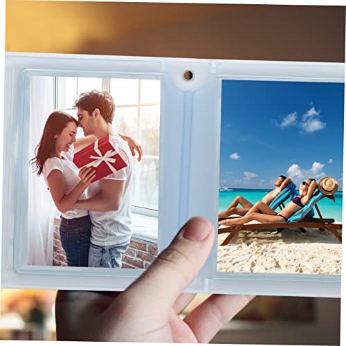 Garneck 4 Peças Álbum De Fotos Álbum De Fotos Amor Coração Oco Porta-Cartões Livro Livros De Filme I