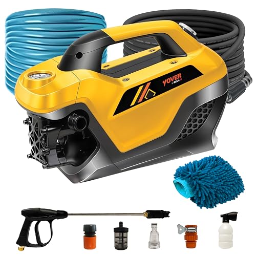 Image of 2800W High Pressure Washer with Induction Motor, 240 Bar Output, 12 L /Min Water Flow and 8M Hose for Car, Bike, Patio, Driveway and Outdoor Cleaning