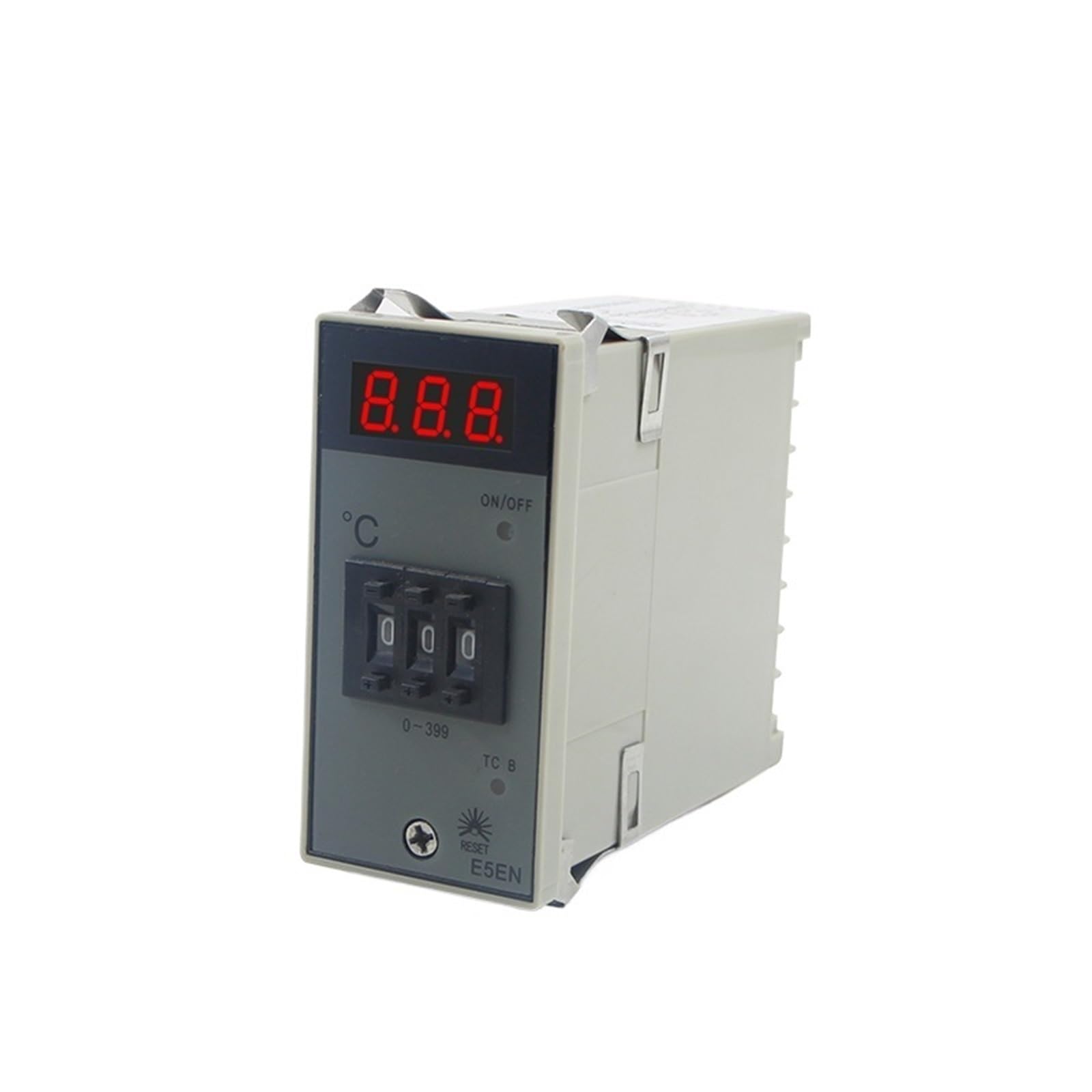 E5EN pionowy cyfrowy regulator temperatury ON/OFF czujnik wejścia typu K, wyjście przekaźnikowe, 3-cyfrowy wyświetlacz 110 V 220 V AC (typ J, typ )