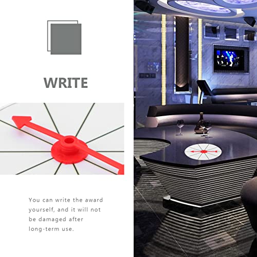 Yardwe 2 Pieces Heavy Duty Prize Game Spinners Wheel Fortune Spinning Wheel Editable Color Prize Wheel Wheel Spinning 10Cm #TOP6