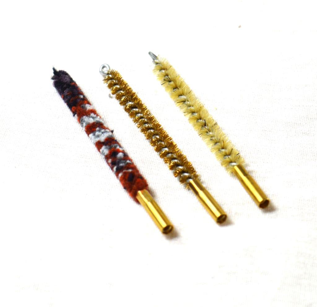 Kit de limpieza de escobillas, calibre 12, 7,65, 4,5, 9 x 21, armas cortas y calas a Salve 9 mm
