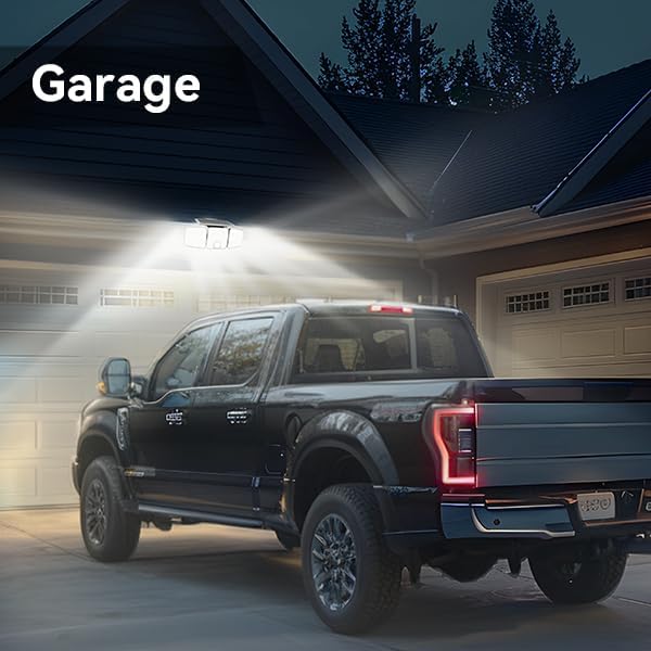 Miniatura 9 de Luces solares para exteriores con sensor de movimiento, 223 luces LED de seguridad para exteriores, reflector LED impermeable IP65, 3 cabezales