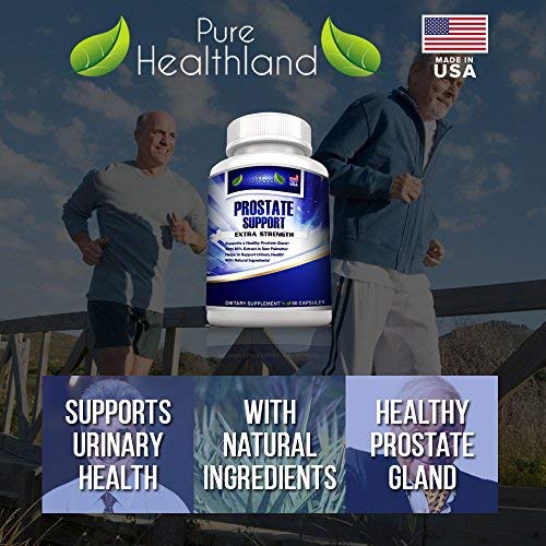 Stop Frequent Urination! Most Complete Super Prostate Health Support Pills Formula for Men with 33 Natural Ingredients Including 45% Saw Palmetto Extract. Best for Men's Urinary Health - 3 Bottles