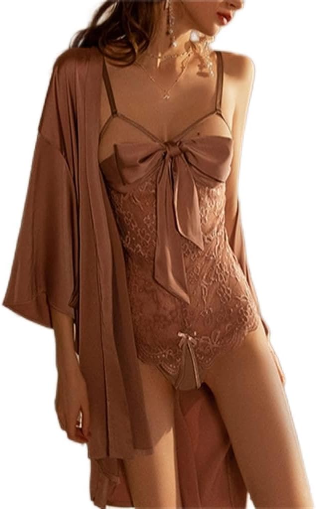 Sexy Pajamas Female Spring and Autumn Models Lace Halter -piece Bodysuit