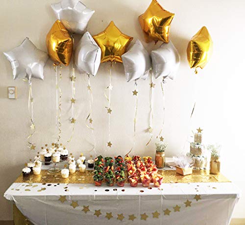 Gold Table Runners 10 Pieces 12X72 Inch Glitter Dining Table Runner Sequin Table Cover Runners For Party Wedding Birthday Bridal Shower Decorations #TOP7