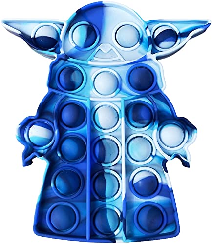 Tpcean Pop Bubble Fidget Tie Dye Push It Spielzeug Yo-da Baby Bubble Popping Game Board halten Baby Kids Popping (Farbe A) Cover